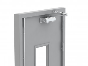 single fire exit door 3D 模型