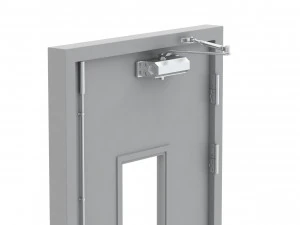 single fire exit door 3D Model