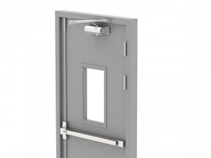 single fire exit door 3D Model