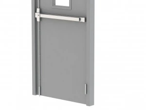 single fire exit door 3D Model