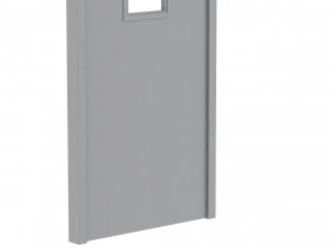 single fire exit door 3D Model