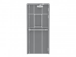 single fire exit door 3D 模型