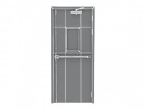 single fire exit door 3D Model