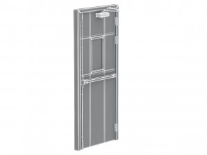 single fire exit door 3D 模型