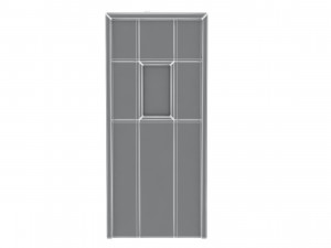 single fire exit door 3D 模型