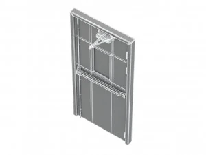 single fire exit door 3D Model