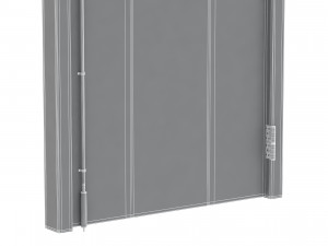 single fire exit door 3D 模型