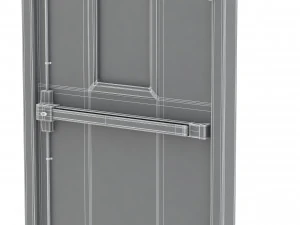 single fire exit door 3D Model