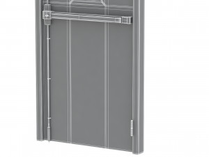 single fire exit door 3D 模型