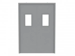 double fire exit door 3D Model