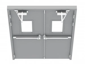 double fire exit door 3D Model