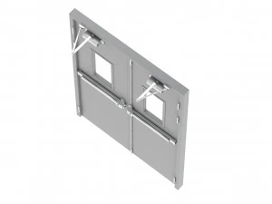 double fire exit door 3D Model