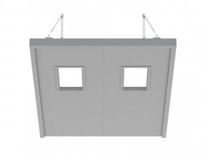double fire exit door 3D Model