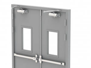 double fire exit door 3D Model