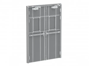 double fire exit door 3D Model