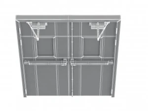double fire exit door 3D Model