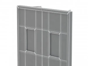 double fire exit door 3D Model