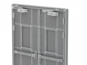 double fire exit door 3D Model