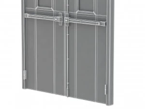 double fire exit door 3D Model