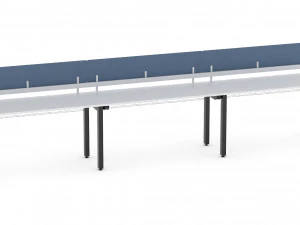 herman miller sense desk 6 3D Model