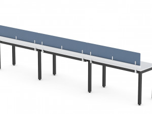 herman miller sense desk 6 Modelo 3D
