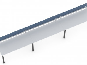 herman miller sense desk 6 Modelo 3D