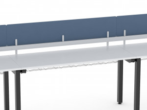 herman miller sense desk 6 Modelo 3D