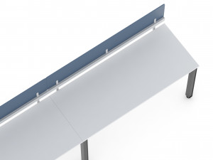 herman miller sense desk 6 Modelo 3D