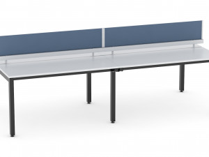 herman miller sense desk 5 Modelo 3D