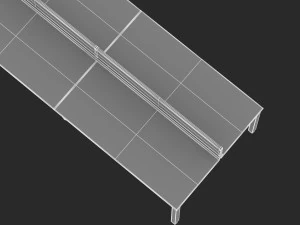 herman miller sense desk 5 3D Model