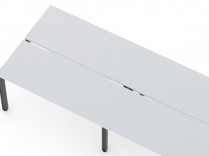 herman miller sense desk 4 Modello 3D