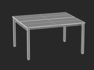 herman miller sense desk 2 Modelo 3D