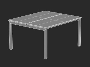 herman miller sense desk 2 Modelo 3D