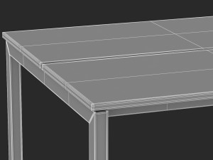 herman miller sense desk 2 Modelo 3D