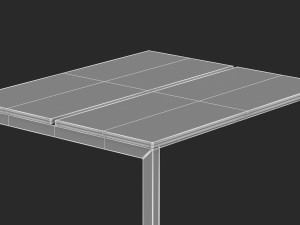 herman miller sense desk 2 Modelo 3D
