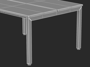 herman miller sense desk 2 Modelo 3D