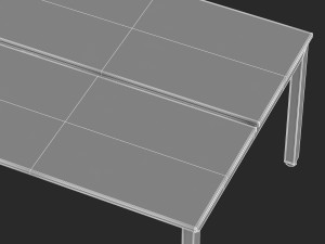 herman miller sense desk 2 Modelo 3D