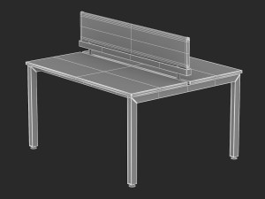 herman miller sense desk 1 3D-Modell