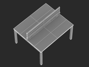 herman miller sense desk 1 3D-Modell