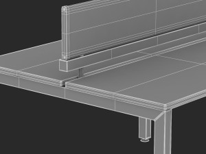 herman miller sense desk 1 3D-Modell