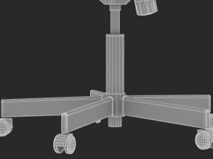 ikea millberget chair Modelo 3D