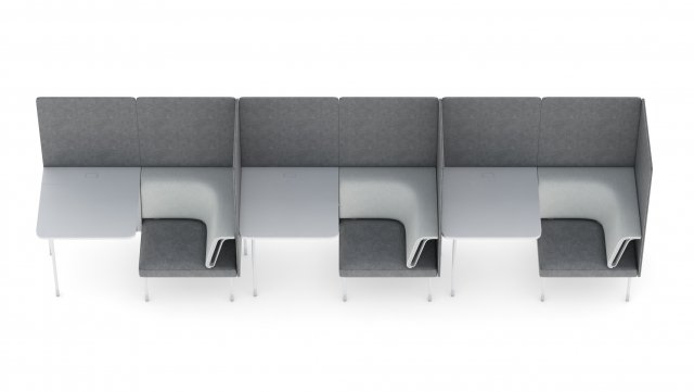 herman miller workstation public 9 Model 3D .c4d .max .obj .3ds .fbx .stl .blend 