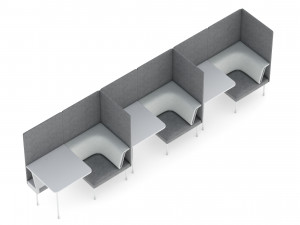 herman miller workstation public 9 Model 3D