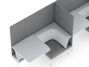 herman miller workstation public 9 Model 3D