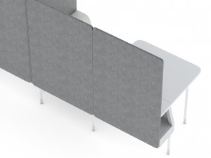 herman miller workstation public 9 Model 3D