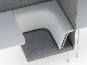 herman miller workstation public 9 Model 3D