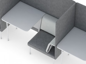 herman miller workstation public 9 Model 3D