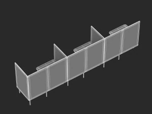 Esta&ccedil;&atilde;o de trabalho Herman Miller p&uacute;blica 9 Modelo 3D