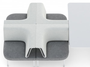 herman miller workstation public 8 3D-Modell