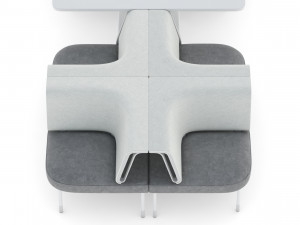 herman miller workstation public 8 3D-Modell